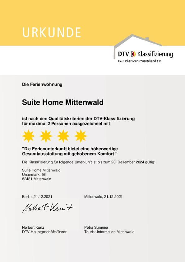 Suite Home Mittenwald Buitenkant foto
